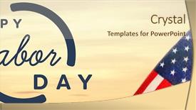  Presentation with labor - Colorful slide set enhanced with textile 3d - digital composite image of happy backdrop and a cream colored foreground