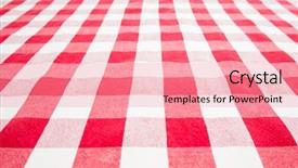  Presentation with empty of wood table top - Slide deck with textile 3d - empty table top view covered background and a coral colored foreground