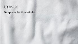  Presentation with cotton fabric - PPT layouts having textile-and-texture-concept-close background and a light gray colored foreground