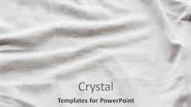  Presentation with cotton fabric - Cool new presentation theme with textile-and-texture-concept-close backdrop and a light gray colored foreground