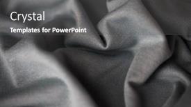  Presentation with cotton fabric - Slides with textile-and-texture-concept-close background and a dark gray colored foreground