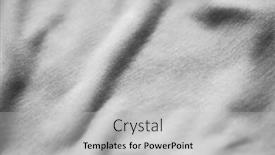  Presentation with cotton fabric - Presentation design featuring textile-and-texture-concept-close background and a light gray colored foreground