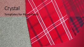  Presentation with art history - Theme having textile art background background and a red colored foreground