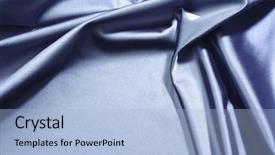  Presentation with textile industry - Audience pleasing presentation theme consisting of textile industry - blue satin background closse up backdrop and a light blue colored foreground