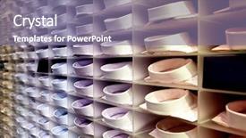  Presentation with textile shop - Theme with textile industry - chemise shop background and a coral colored foreground