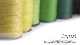  Presentation with textile industry - Amazing slide deck having textile industry - colorful bobbins with the place backdrop and a white colored foreground