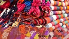  Presentation with persian - Presentation consisting of textile industry - persian carpets iranian carpets background and a red colored foreground