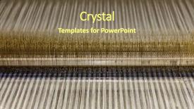  Presentation with textile - PPT layouts with textile machine background and a violet colored foreground