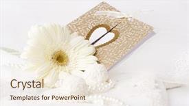  Presentation with wedding card - Colorful theme enhanced with textile wedding background card pearls backdrop and a sky blue colored foreground