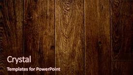  Presentation with brown wood texture - Audience pleasing presentation theme consisting of texture - old wooden boards brown backdrop and a wine colored foreground