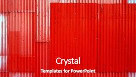  Presentation with texture - PPT layouts having texture background of red corrugated background and a crimson colored foreground