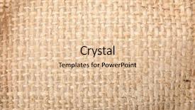  Presentation with canvas - Beautiful theme featuring texture canvas fabric as background backdrop and a lemonade colored foreground