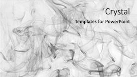  Presentation with incense sticks - Audience pleasing presentation consisting of texture from burning incense sticks backdrop and a light gray colored foreground