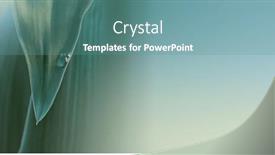  Presentation with gray - Slides with texture-gray-blue-beige-leaf background and a seafoam green colored foreground