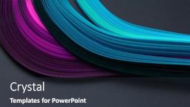  Presentation with blue neon - Slide set featuring texture-neon-blue-and-pink background and a  colored foreground