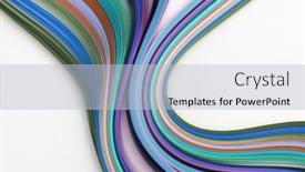  Presentation with abstract blue texture - Slide set with texture-neon-blue-and-pink background and a lemonade colored foreground