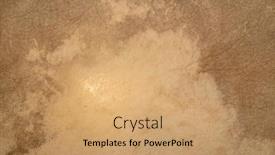  Presentation with shaman - PPT theme with texture-of-a-goat-skin background and a coral colored foreground