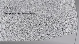  Presentation with granite - Presentation theme having texture-of-a-granite-surface background and a light gray colored foreground