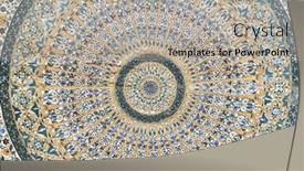  Presentation with mosaic - Presentation with texture-of-a-mosaic-tile background and a light gray colored foreground