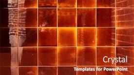  Presentation with art marble patterned texture - Slide deck having texture-of-a-slab-texture background and a crimson colored foreground