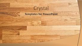  Presentation with texture - PPT theme consisting of texture-of-a-wooden-surface and a coral colored foreground