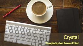  Presentation with notebook texture - Presentation design consisting of texture of an old tree background and a tawny brown colored foreground