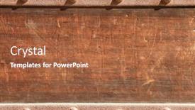  Presentation with wood texture - Audience pleasing PPT theme consisting of ancient wood with metal rivets backdrop and a red colored foreground