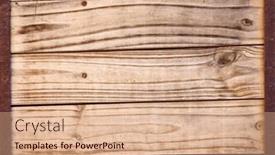  Presentation with wood planks - Presentation design enhanced with texture-of-ancient-wood background and a coral colored foreground