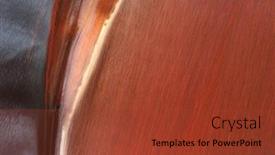  Presentation with copper - Presentation design featuring texture-of-beaten-copper background and a tawny brown colored foreground