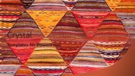  Presentation with wool - Theme having texture-of-berber-traditional-wool background and a red colored foreground