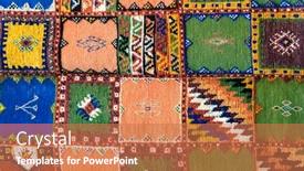  Presentation with wool - Presentation enhanced with texture-of-berber-traditional-wool background and a coral colored foreground