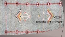  Presentation with wool - Cool new presentation theme with texture-of-berber-traditional-wool backdrop and a light gray colored foreground