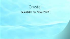  Presentation with abstract blue texture - Presentation theme featuring texture-of-blue-water-surface background and a cool aqua colored foreground