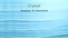  Presentation with abstract blue texture - Slide set with texture-of-blue-water-surface background and a cool aqua colored foreground