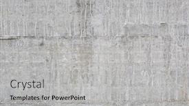  Presentation with concrete - PPT theme having texture-of-dirty-concrete-wall background and a light gray colored foreground