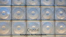  Presentation with water tank - Slide set with texture-of-galvanized-steel background and a light gray colored foreground