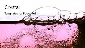  Presentation with clear water - PPT layouts with texture of gel cream oxygen background and a white colored foreground