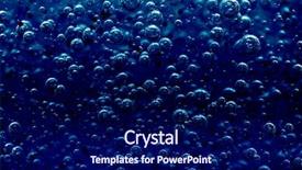  Presentation with mineral - Audience pleasing PPT layouts consisting of texture of gel cream oxygen backdrop and a navy blue colored foreground