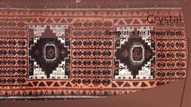  Presentation with wool - Presentation theme having texture-of-iranian-traditional-handmade background and a  colored foreground