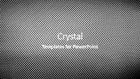  Presentation with black chrome metallic mesh metal - Colorful PPT theme enhanced with texture of metal mesh backdrop and a gray colored foreground