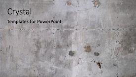  Presentation with old metal sheet roof texture - Presentation theme having texture of old and worn background and a light gray colored foreground