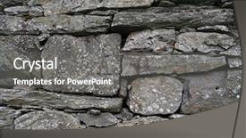  Presentation with house foundation - PPT layouts having texture of old masonry foundation background and a  colored foreground