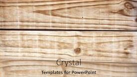  Presentation with brown wood texture - PPT theme having texture-of-old-wooden-boards background and a lemonade colored foreground