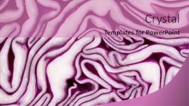  Presentation with cabbage - Presentation theme featuring food brain - texture of red cabbage xxxl background and a coral colored foreground