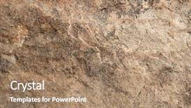  Presentation with sandstone - PPT theme consisting of texture of red flagstone sandstone background and a coral colored foreground