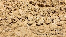  Presentation with ancient - Colorful presentation theme enhanced with texture-of-remains-of-ancient backdrop and a yellow colored foreground