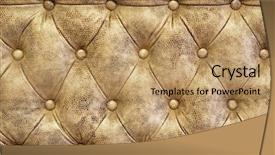  Presentation with element - PPT layouts enhanced with texture of sofa leather element of design background and a coral colored foreground