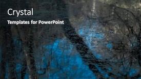  Presentation with pond - Slide deck having texture-of-the-water-surface background and a tawny brown colored foreground