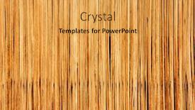  Presentation with hut - Cool new PPT layouts with texture-of-thin-wooden-planks backdrop and a yellow colored foreground