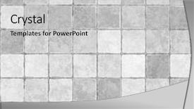  Presentation with tile - Theme enhanced with texture of tile seamless background background and a light gray colored foreground